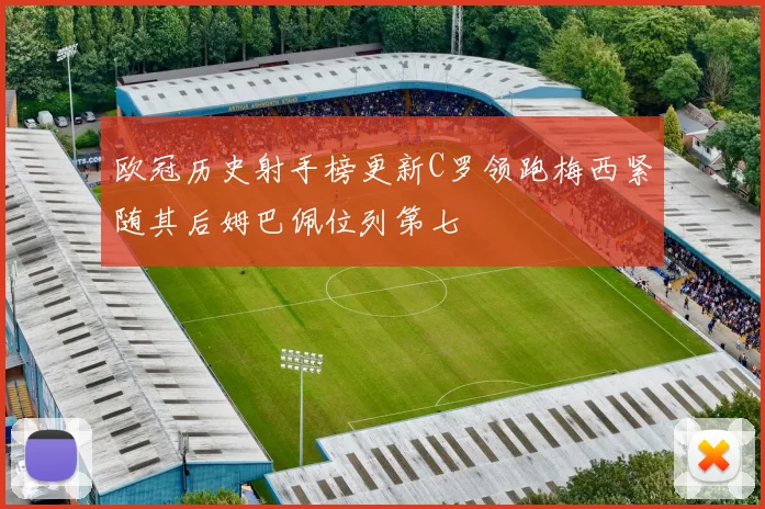 欧冠历史射手榜更新C罗领跑梅西紧随其后姆巴佩位列第七